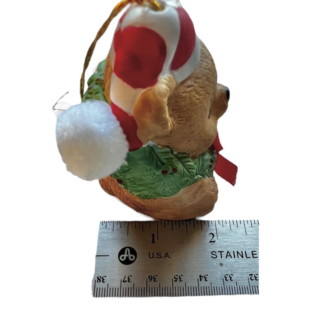 Jolly Jingles by BOA Vintage Bell Teddy Bear Porcelain in Original Box 1… - Picture 7 of 14